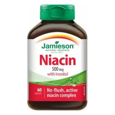 Jamieson Niacin 500 mg/NAD+ s inositolem 60 tablet