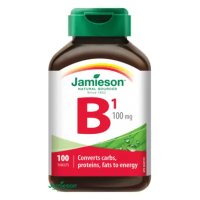 Jamieson Vitamin B1 thiamin 100mg 100 tablet