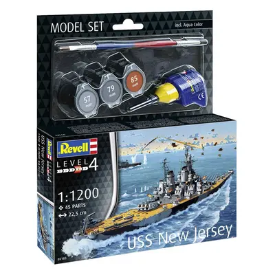 ModelSet loď 65183 - Bitevní loď USS New Jersey (1:1200)