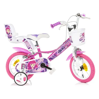 DINO Bikes - Dětské kolo 12" 124RSN-09FY Fairy - růžový