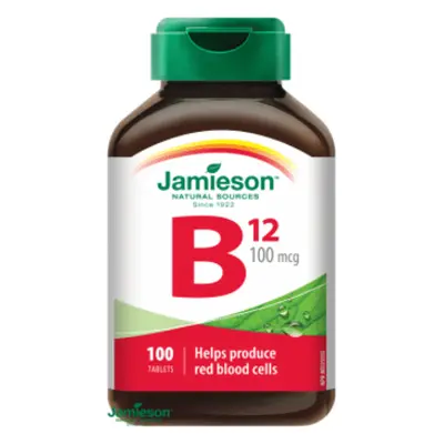 Jamieson Vitamin B12 methylkobalamin 100mcg 100 tablet