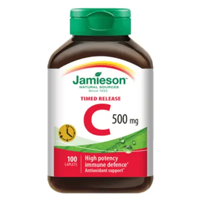 Jamieson Vitamin C 500mg s postupným uvolňováním 100 tablet