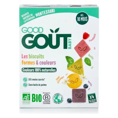 GOOD GOUT BIO Sušenky barvy & tvary 80 g