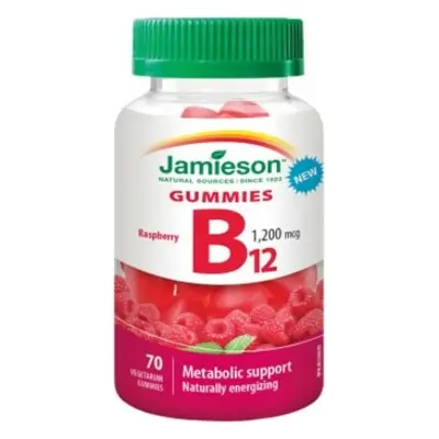 Jamieson Vitamin B12 Gummies 1200 mcg želatinové pastilky 70 pastilek