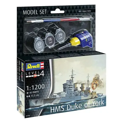 ModelSet loď 65182 - Bitevní loď HMS Duke of York (1:1200)