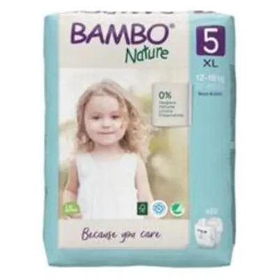 BAMBI Nature Jednorázové pleny 5, 22 ks, pro 12-18 kg