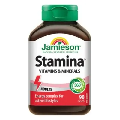 Jamieson Stamina™ komplex vitamínů a minerálů 90 tablet