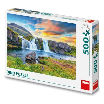 Puzzle Islandský vodopád 500 dielikov