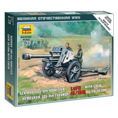 Wargames (WWII) military 6121 - German Howitzer leFH-18 (1:72)