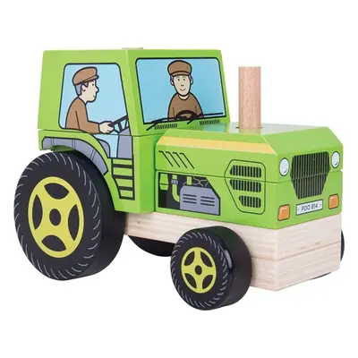 Bigjigs Baby Vkládačka traktor