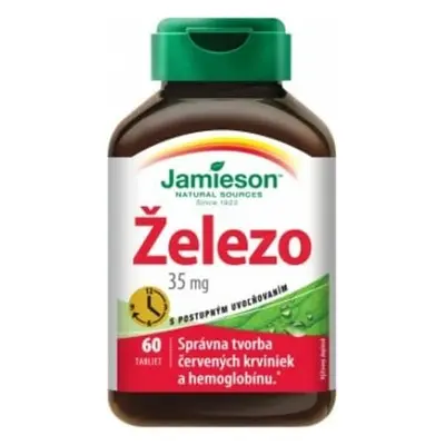 Jamieson Železo 35mg s postupným uvolňováním 60 tablet