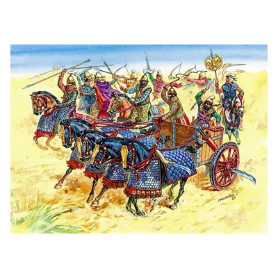 Wargames (AOB) figurky 8008 - Persian Chariot and Cavalry (1:72)