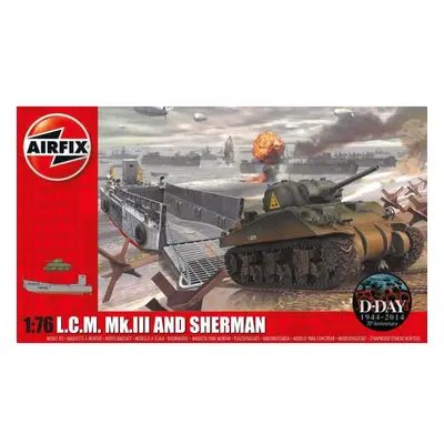 Classic Kit vojenský A03301 - LCM a Sherman (1:76)