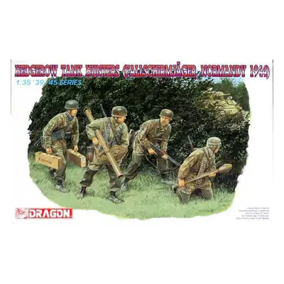 Modelový kit figuríny 6127 - Lovci tankov v živých plotových prekážkach (Fallschirmjäger, Norman