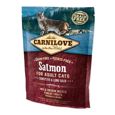 Krmivo Carnilove Adult Cats sensitive & Long Hair Salmon 0,4kg