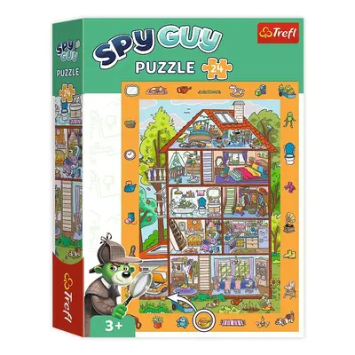 Trefl Puzzle s hledáním obrázků Spy Guy: V domě 24 dílků