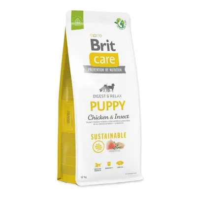 Krmivo Brit Care Dog Sustainable Puppy Chicken & Insoct 12kg