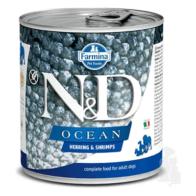 ND Dog konz. Ocean 285g s krevetami