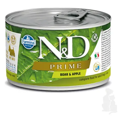 ND Dog konz. Prime 140g diviak, jablko