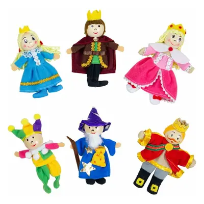 Bigjigs Toys Prsty maňásci pohádkové postavičky z království