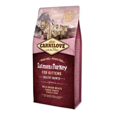 Krmivo Carnilove Kitten Healthy Growth Salmon & Turkey 6kg