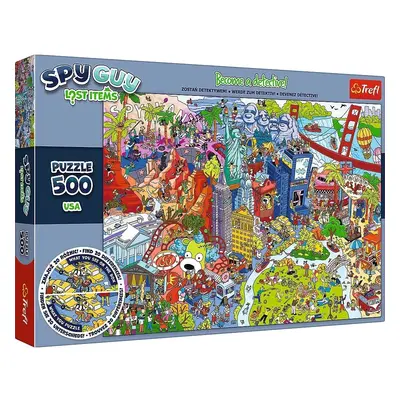 Trefl Puzzle Kolekce Spy Guy Lost: USA 500 dílků