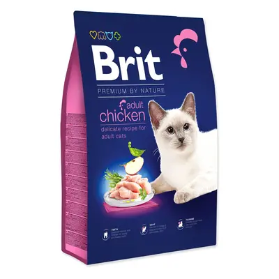 Krmivo Brit Premium by Nature Cat Adult Chicken 8kg