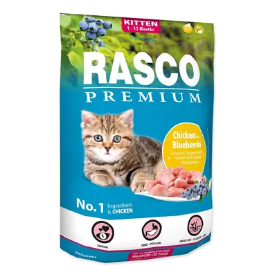 Krmivo Rasco Premium Kitten kuře s borůvkou 0,4kg