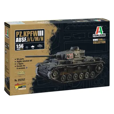 Modelový kit tanku 25757 - Pz. Kpfw. III Ausf. J//L/M/N (1:56)