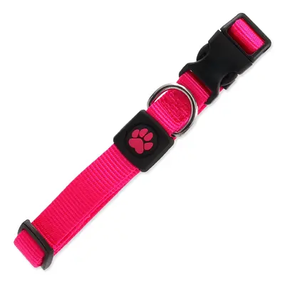 Obojek Active Dog Premium M růžový 2x34-49cm