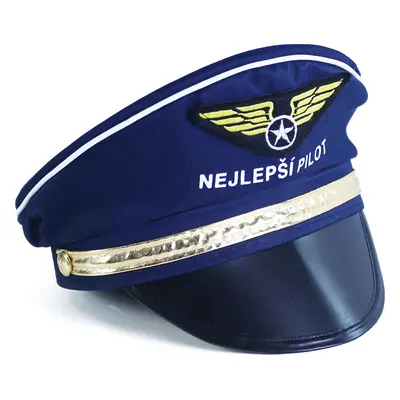 Dětská čepice s nápisem nejlepší pilot