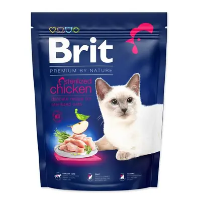 Krmivo Brit Premium by Nature Cat Sterilized Chicken 300g