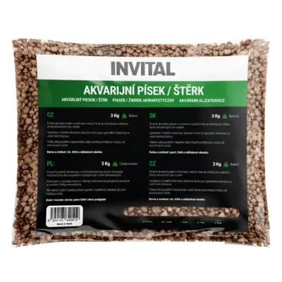 Akvarijní písek hnědý 2-4 mm 25kg