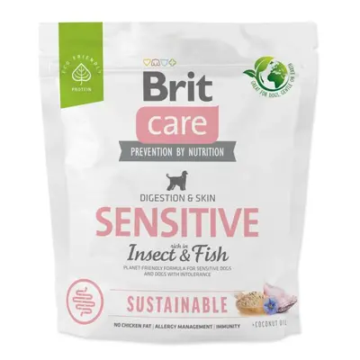 Krmivo Brit Care Dog Sustainable sensitive Insoct & Fish 1kg