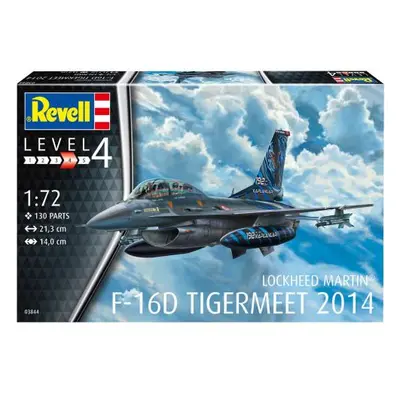 Plastic modelky letadlo 03844 - Lockheed Martin F-16D Tigermeet 2014 (1:72)