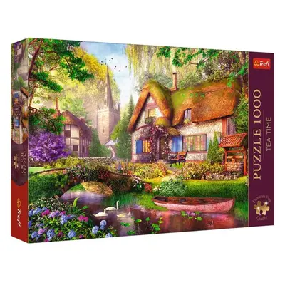 Trefl Puzzle 1000 Premium Plus - Čajový čas: Lesní domek