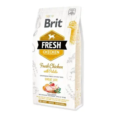 Krmivo Brit Fresh Chicken with Potato Adult Great Life 2,5kg