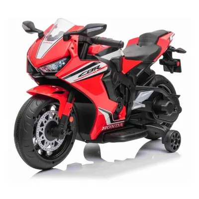 Elektrická Motorka HONDA CBR 1000RR, Licencované, 12V baterie, Plastová kola, červená