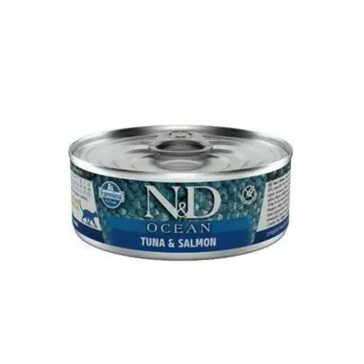 N&D CAT OCEAN Dospělý Tuňák & Losos 70g