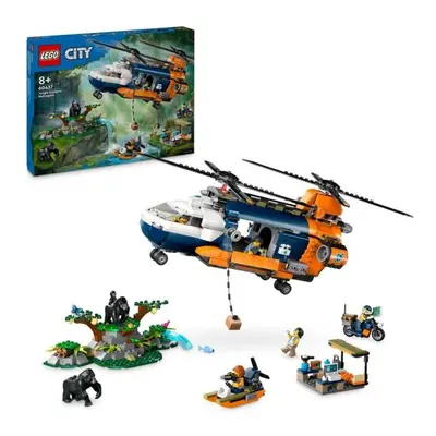 LEGO® City 60437 Vrtulník pro průzkum džungle ve základním táboře