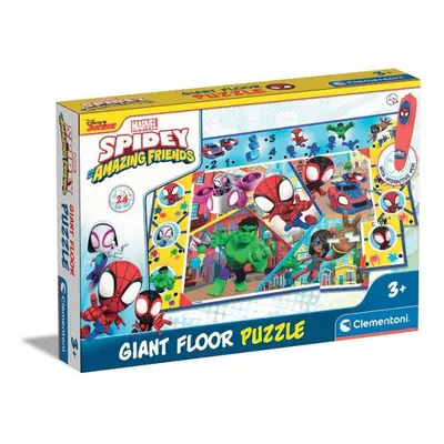 MARVEL - Velké podlahové puzzle s interaktivním perem