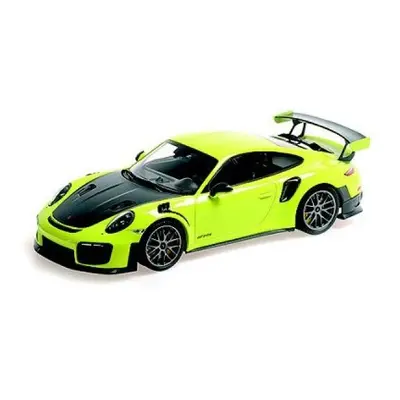 1:18 PORSCHE 911 (991.2) GT2RS - 2018 - YELLOW W/ WEISSACH PACKAGE W/ BLACK WHEELS