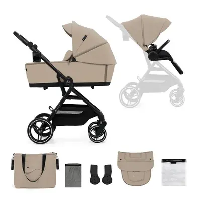 KINDERKRAFT SELECT Kočárek kombinovaný Yoxi 2v1 Sand Beige