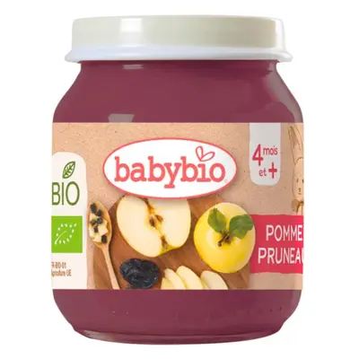 BABYBIO Bio jablko a sušené švestky 130 g