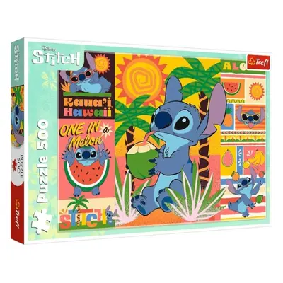 TREFL Puzzle Prázdniny se Stitch Lilo a Stitch