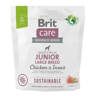 Krmivo Brit Care Dog Sustainable Junior Large Breed Chicken & Insoct 1kg