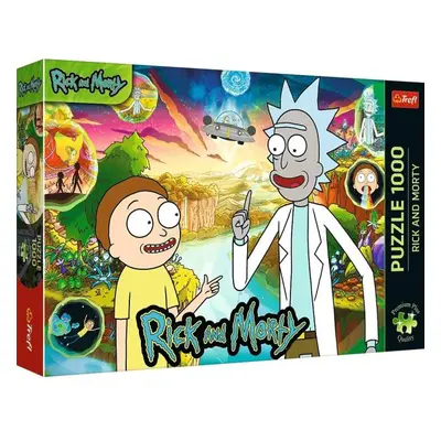 TREFL Puzzle 1000 Premium Plus Kvalita Rick a Morty