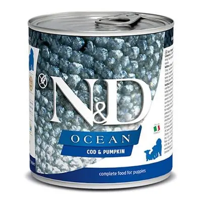 KONZERVA N&D DOG OCEAN COD & DÝNĚ ŠTĚNĚ 285g