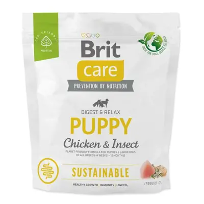 Krmivo Brit Care Dog Sustainable Puppy Chicken & Insoct 1kg