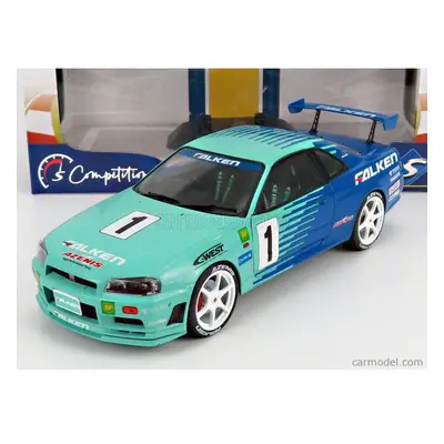 1:18 Nissan Skyline (R34) GT-R No1 JGTC 2001 MODRÁ "FALKEN"